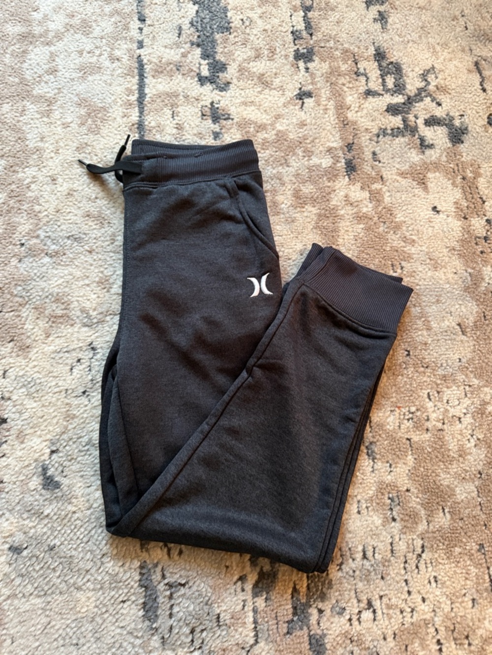 Hurley boys size 8 Charcoal Jogger Sweatpants